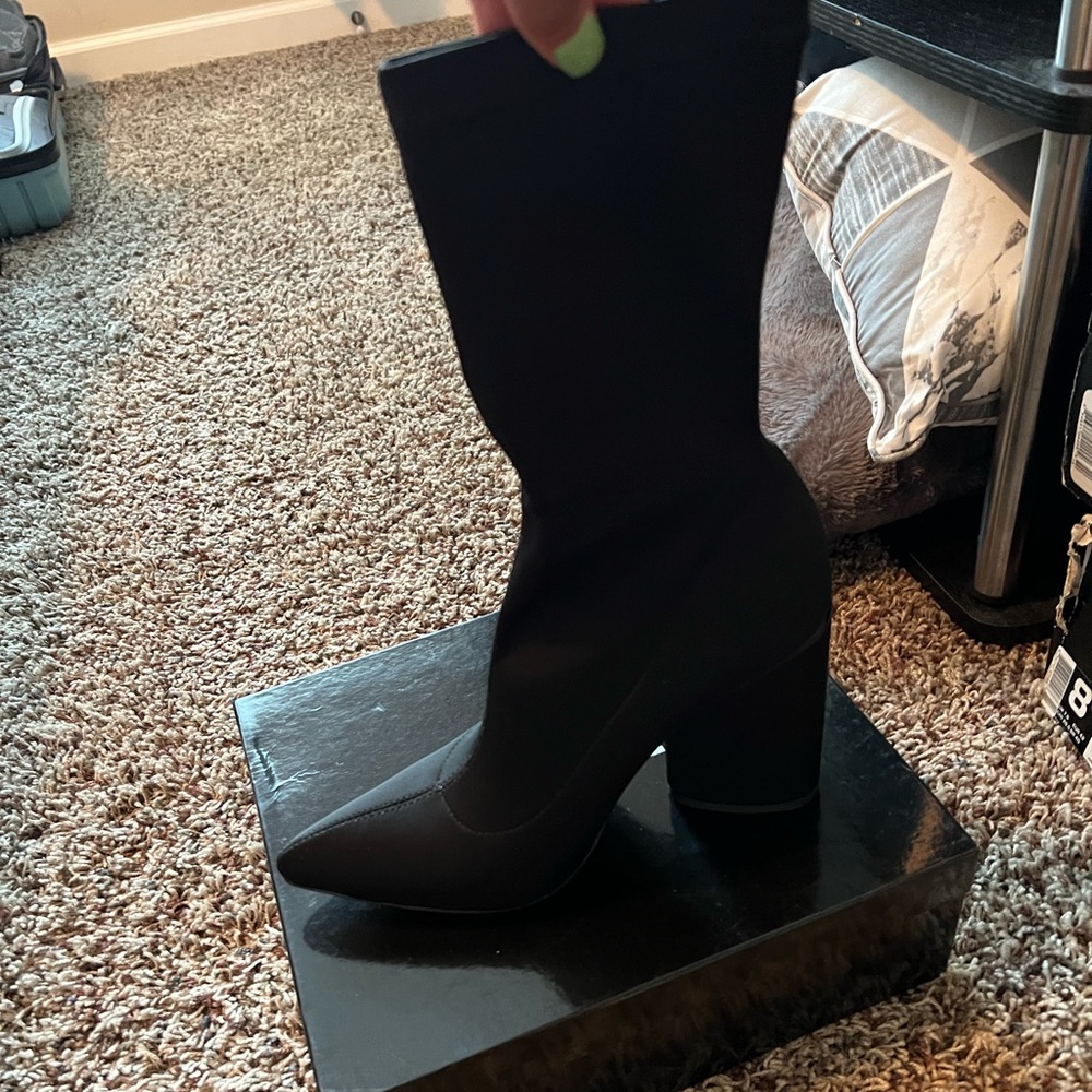 Stylish sock boots! NEVER worn 2 for 1 deal!